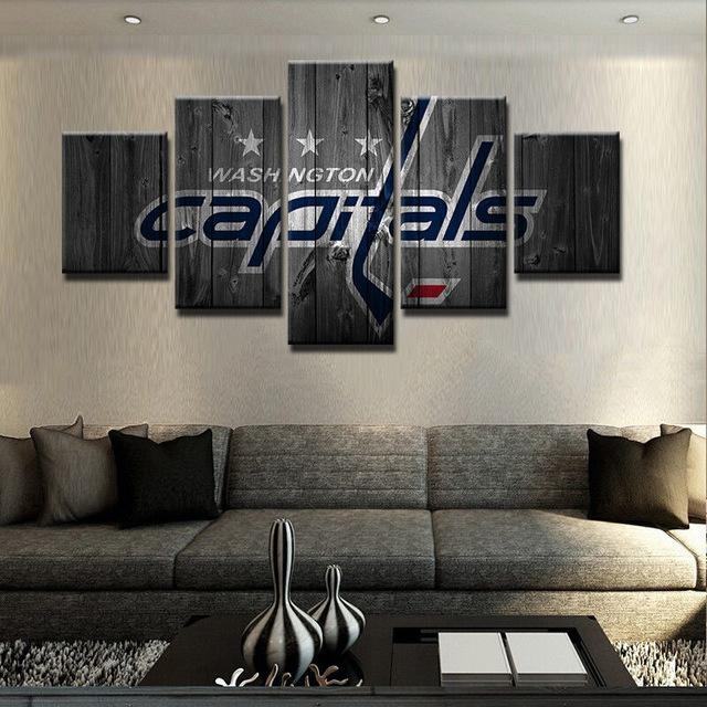 Washington Capitals Sports 1 - Außergewöhnliche Sport Leinwandbilder Kunstdrucke