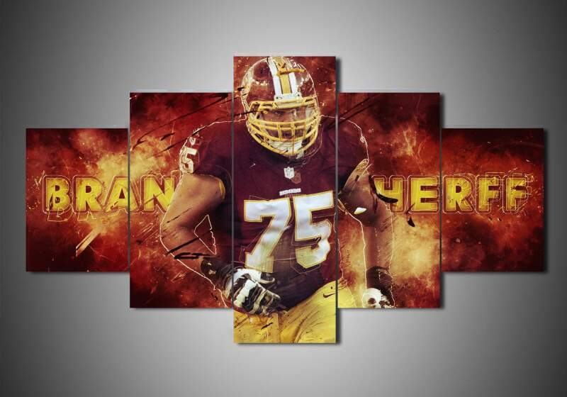 Washington Redskins Brandon Scherff Sport Leinwandbilder Kunstdrucke  