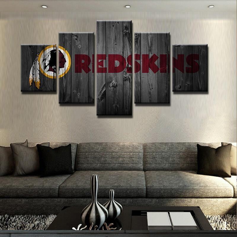 Washington Redskins Logo Football Leinwandbilder Kunstdrucke Rahmen