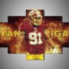Washington Redskins Ryan Kerrigan Sport Leinwandbilder Kunstdrucke washington redskins ryan kerrigan sport leinwandbilder kunstdrucke 5832