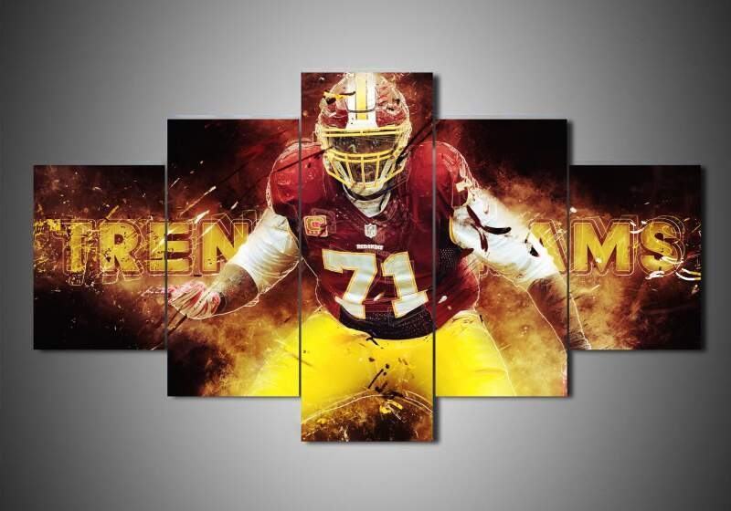 Washington Redskins Trent Williams Sport Leinwandbilder Kunstdrucke  
