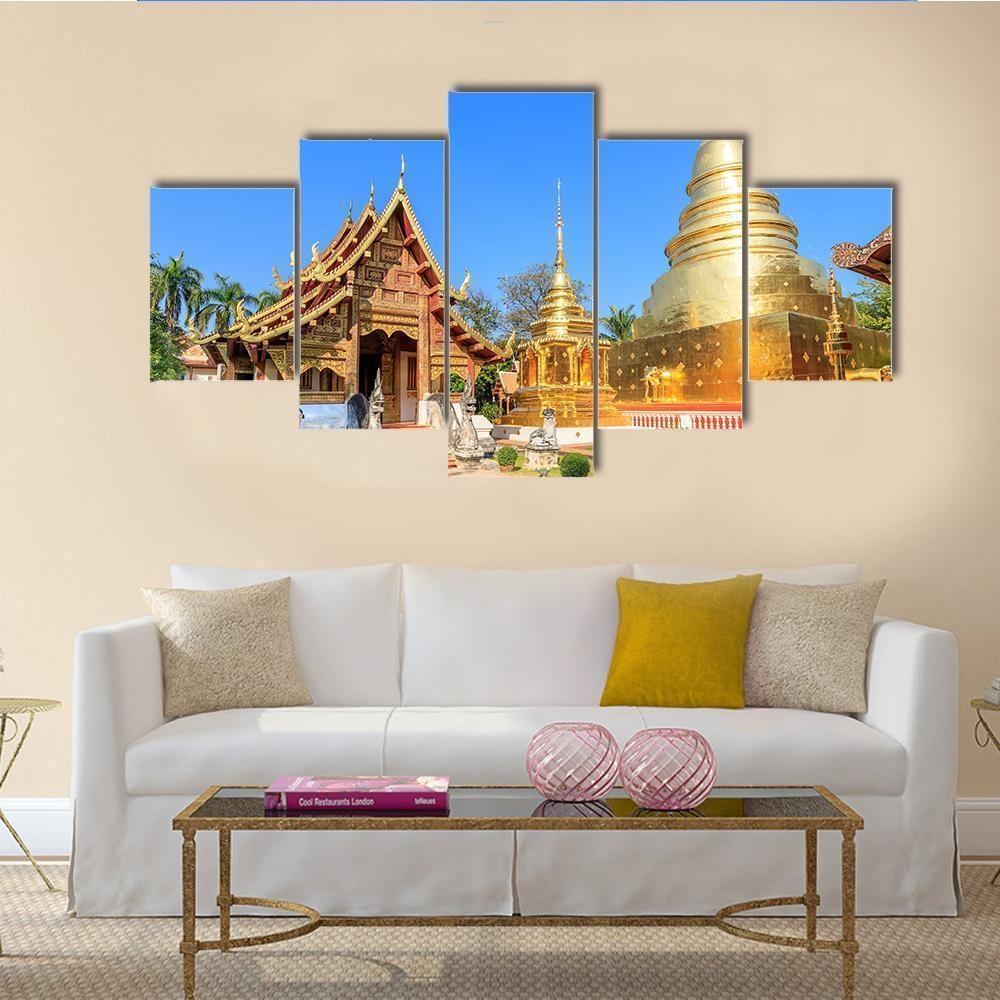 Wat Phra Singh Woramahawihan In Chiang Mai Religion Leinwandbilder Kunstdrucke Rahmen