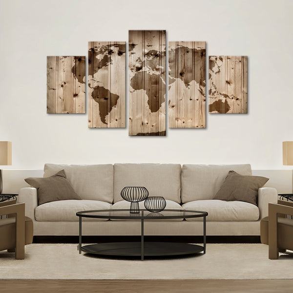 Weltkarte Leinwandbilder Kunstdrucke Rahmen
