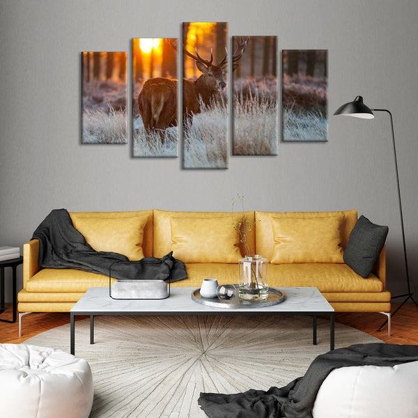 Wild Jagen Leinwandbilder Kunstdrucke Rahmen