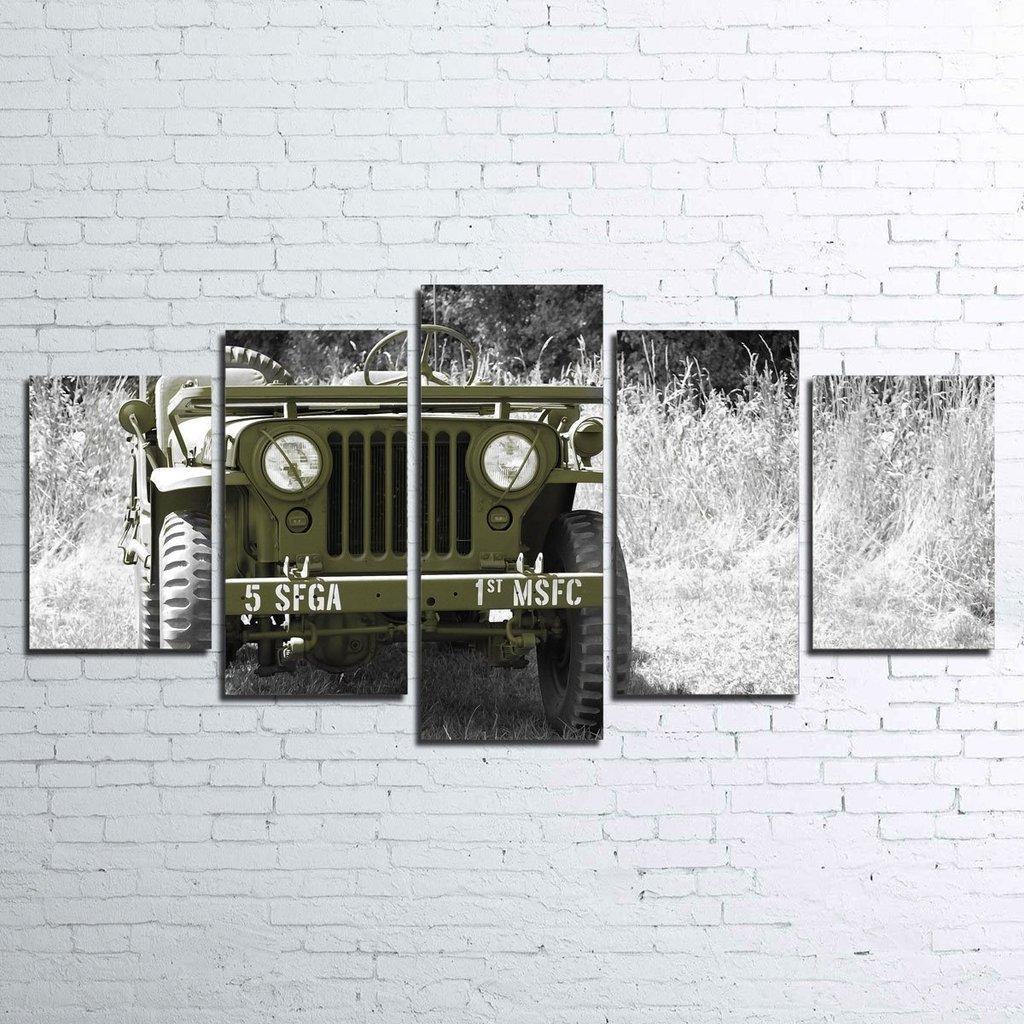 Willys Military Jeep Automotive Leinwandbilder Kunstdrucke  