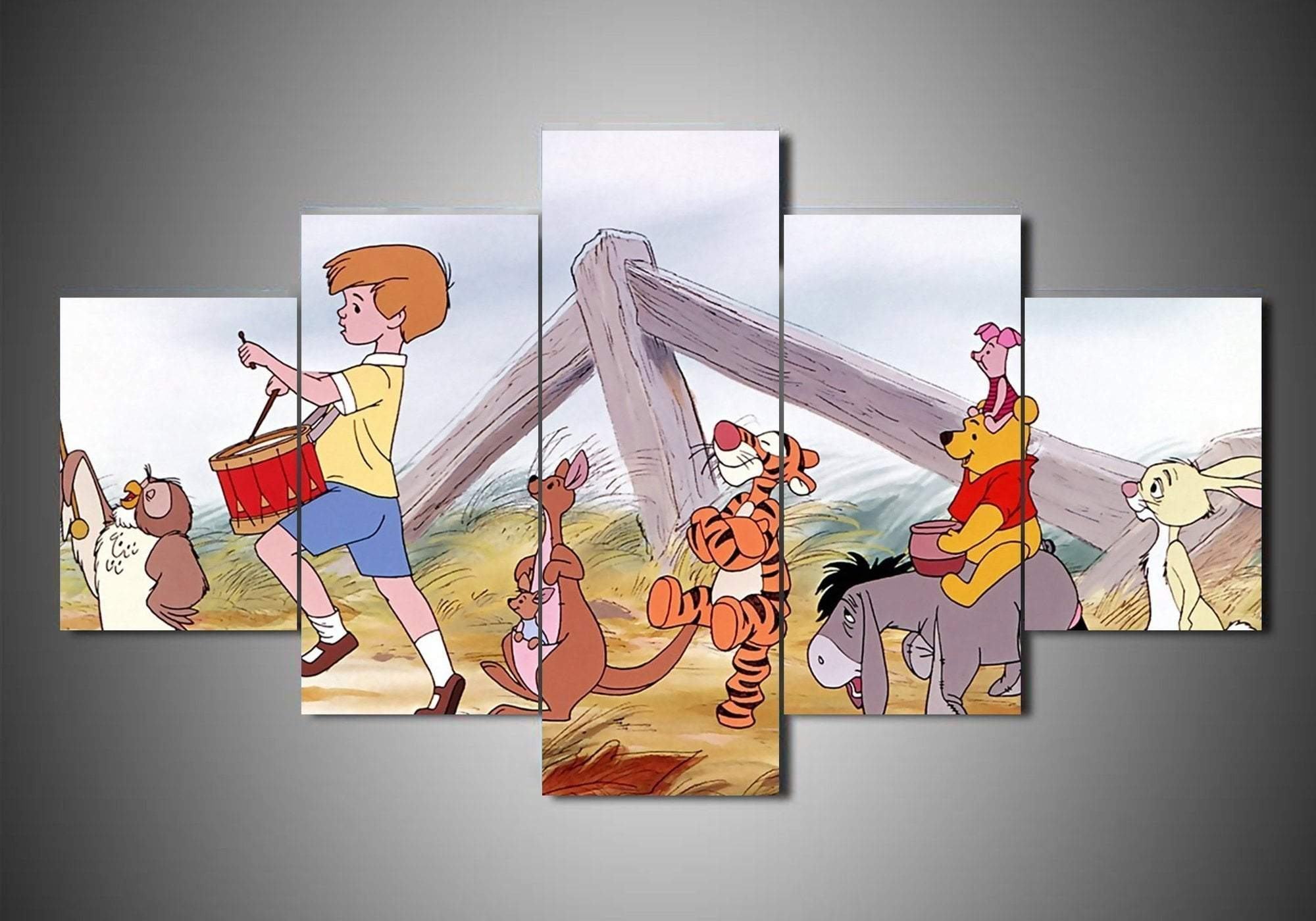 Winnie The Pooh 1 Cartoon Leinwandbilder Kunstdrucke Rahmen