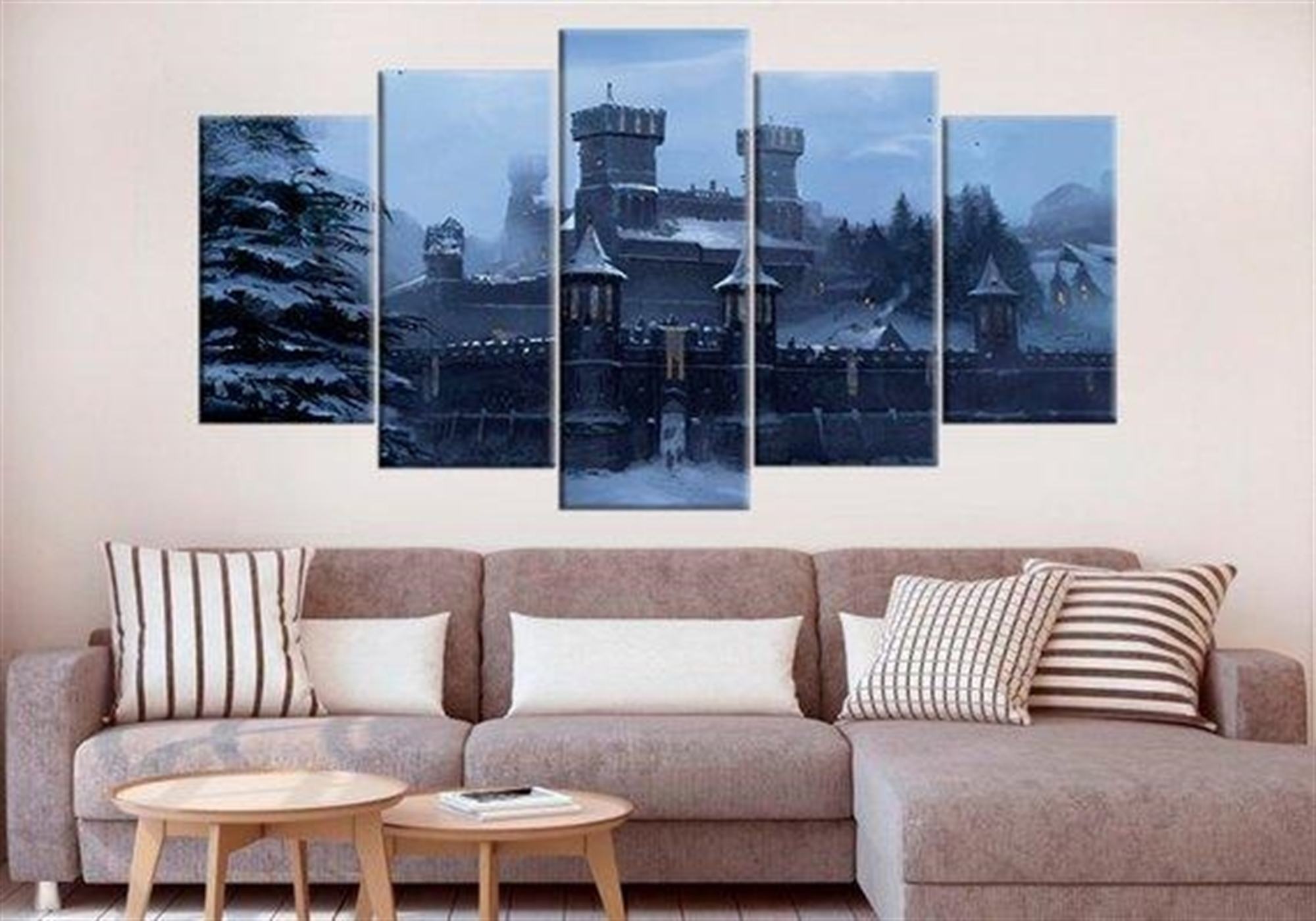 Winterfell Castle In Game Of Thrones Film Leinwandbilder Kunstdrucke Rahmen