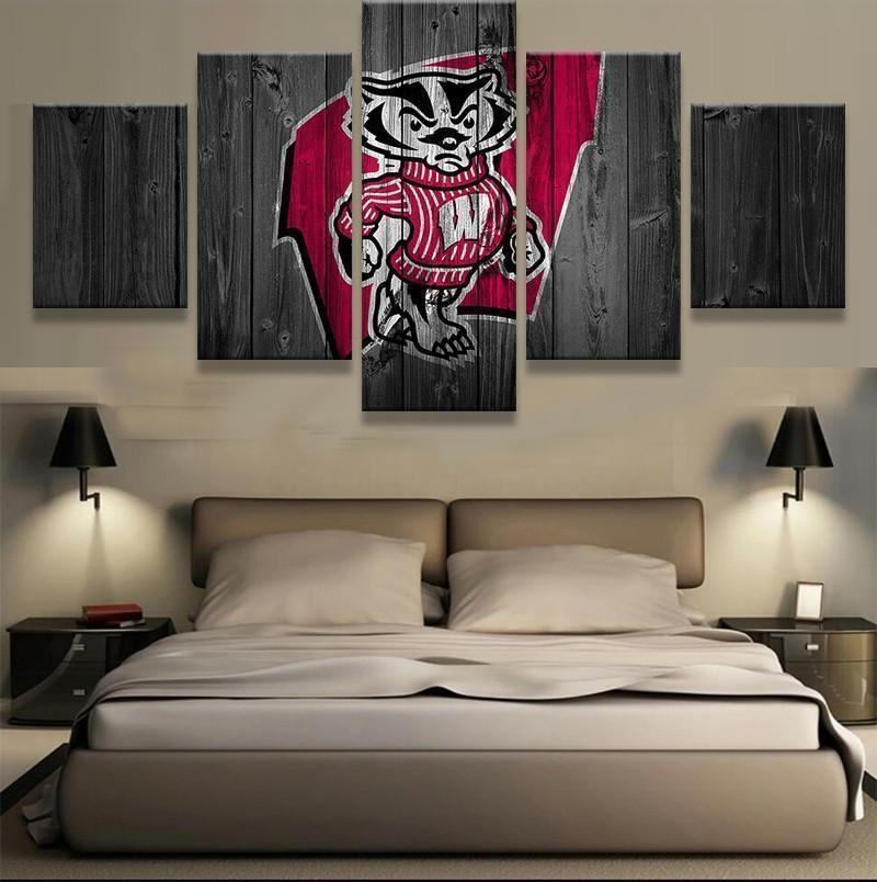 Wisconsin Badgers Football Sport Leinwandbilder Kunstdrucke  