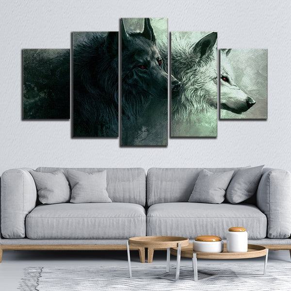 Wlfe Auf Der Jagd Leinwandbilder Kunstdrucke Rahmen