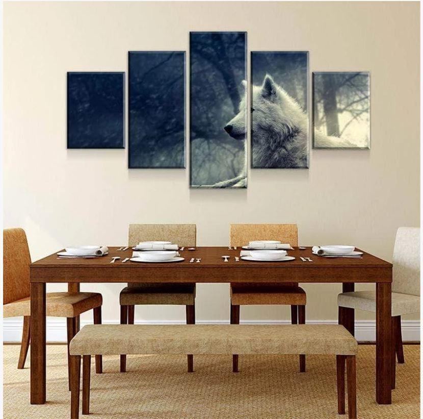 Wolfsblick Leinwandbilder Kunstdrucke Rahmen