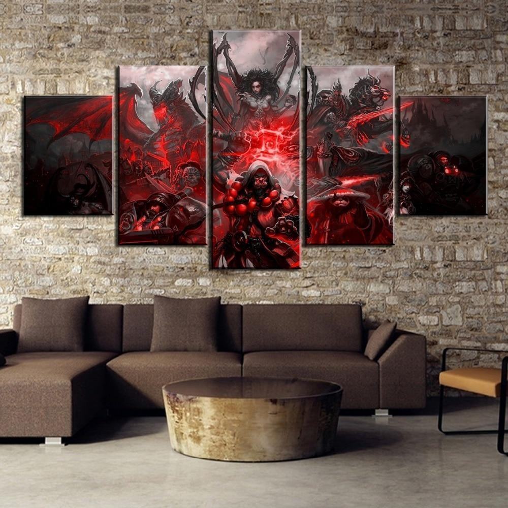World Of Warcraft Gaming Leinwandbilder Kunstdrucke Rahmen