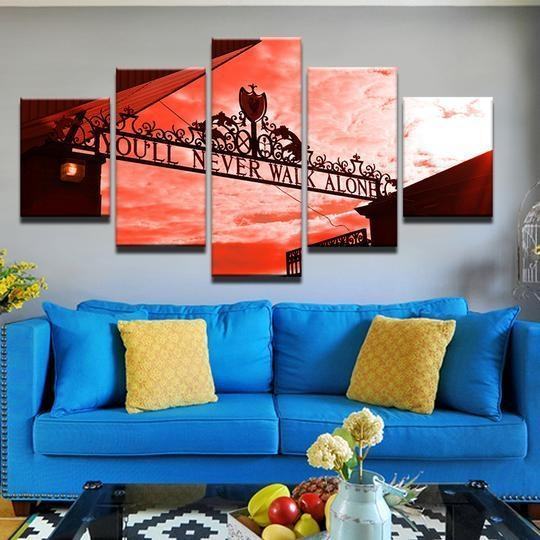 Youll Never Walk Alone Liverpool Fc Red Leinwandbilder Kunstdrucke