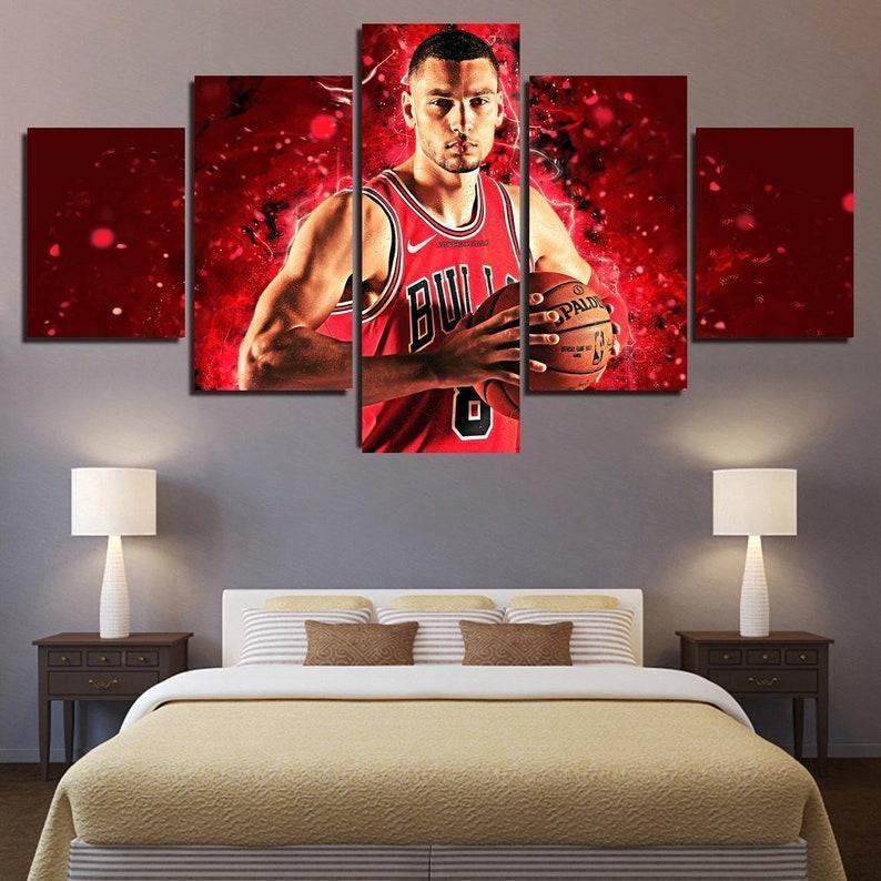 Zach Lavine Leinwandbilder Kunstdrucke Rahmen