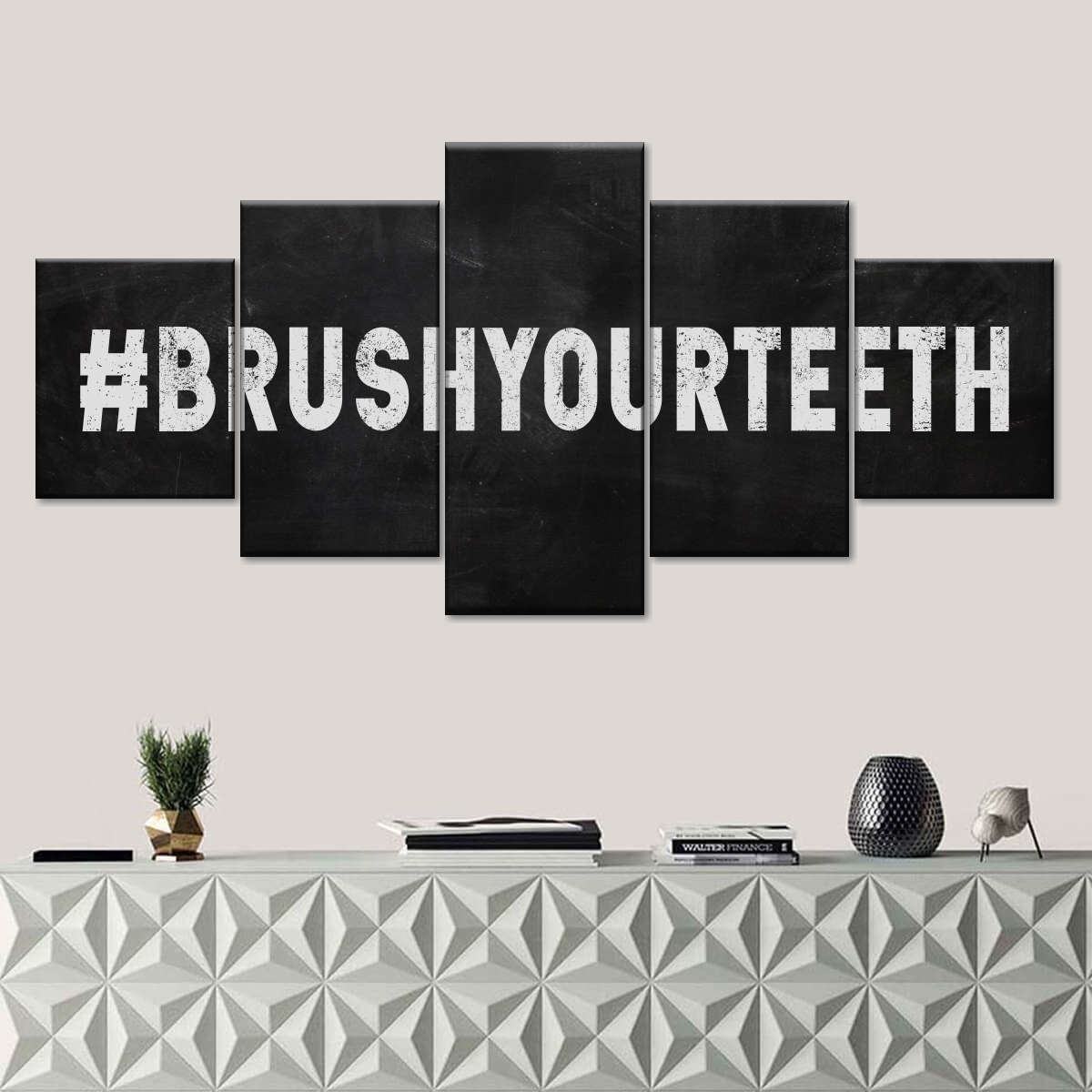 Zahnhygiene Leinwandbilder Kunstdrucke Rahmen