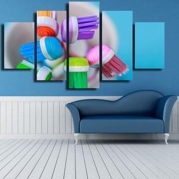 Zahnzahnbrste Leben Leinwandbilder Kunstdrucke Rahmen