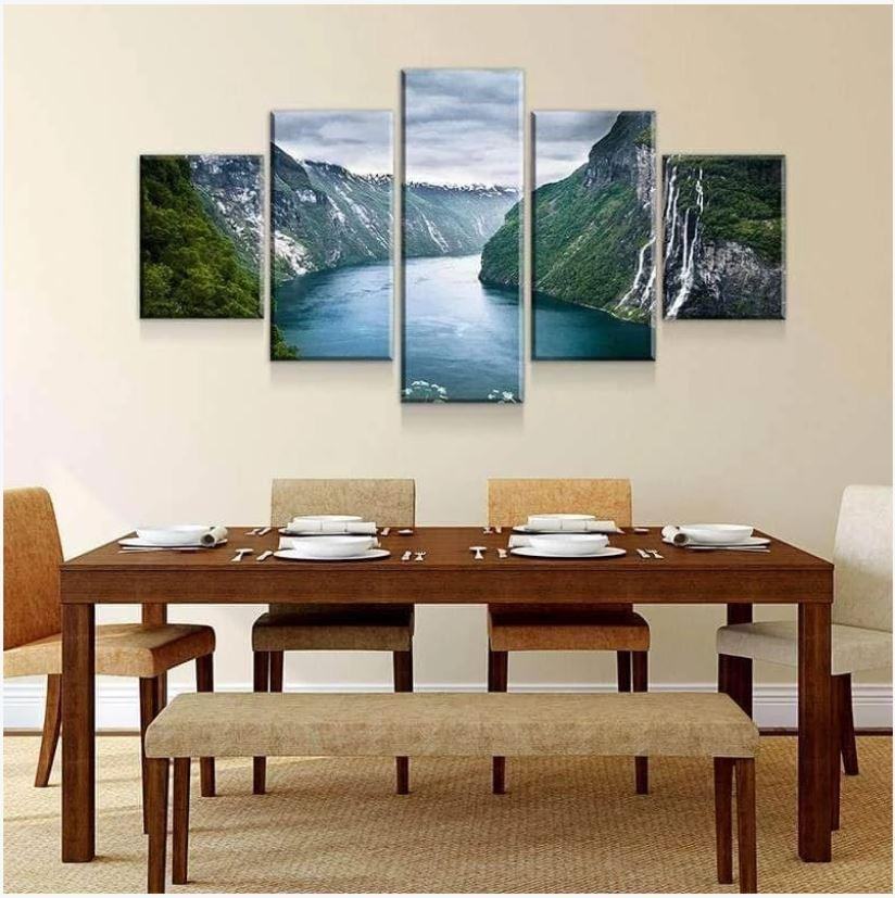 Zwischen Den Bergen Leinwandbilder Kunstdrucke Rahmen