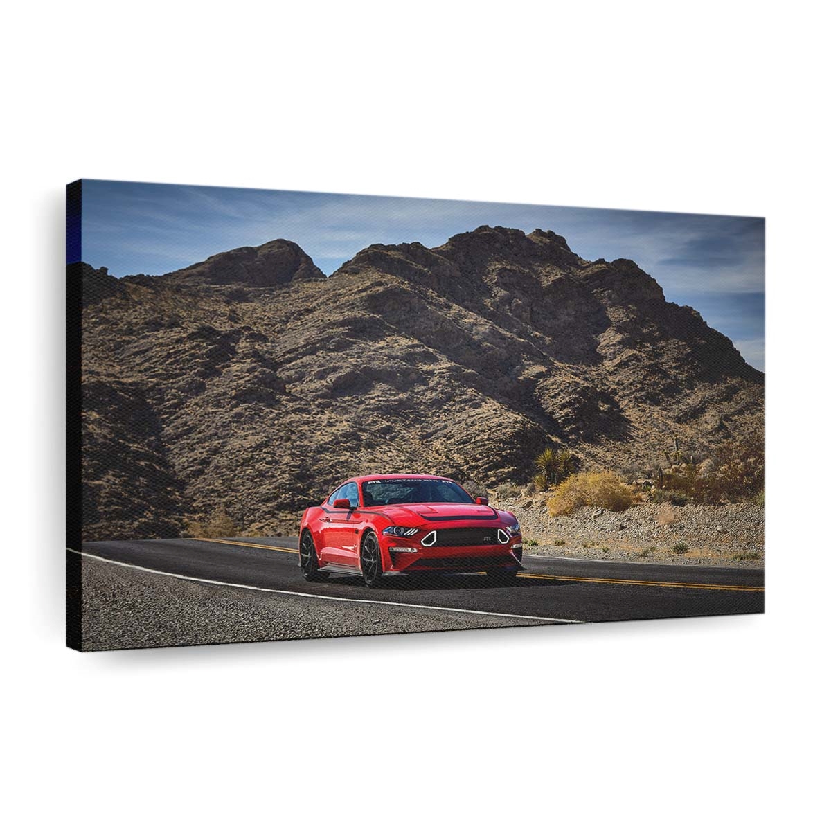 2019 Ford Series 1 Mustang Rtr Auto Leinwandbild – Vintage Wandkunst für Sammler