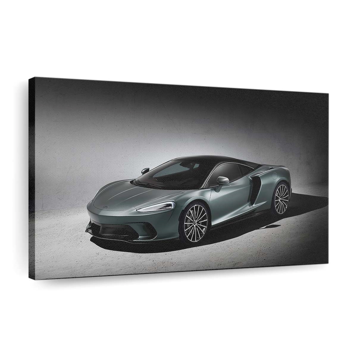 2019 Mclaren Gt 52 Auto Leinwandbild – Vintage Wandkunst für Sammler