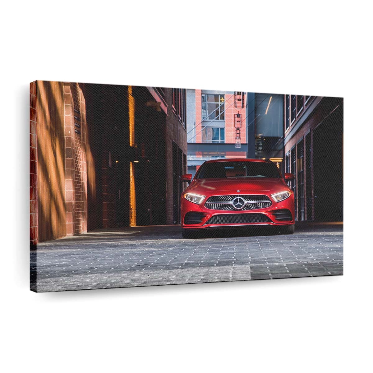 2019 Mercedes Benz Cls 450 Amg Line Auto Leinwandbild – Vintage Wandkunst für Sammler