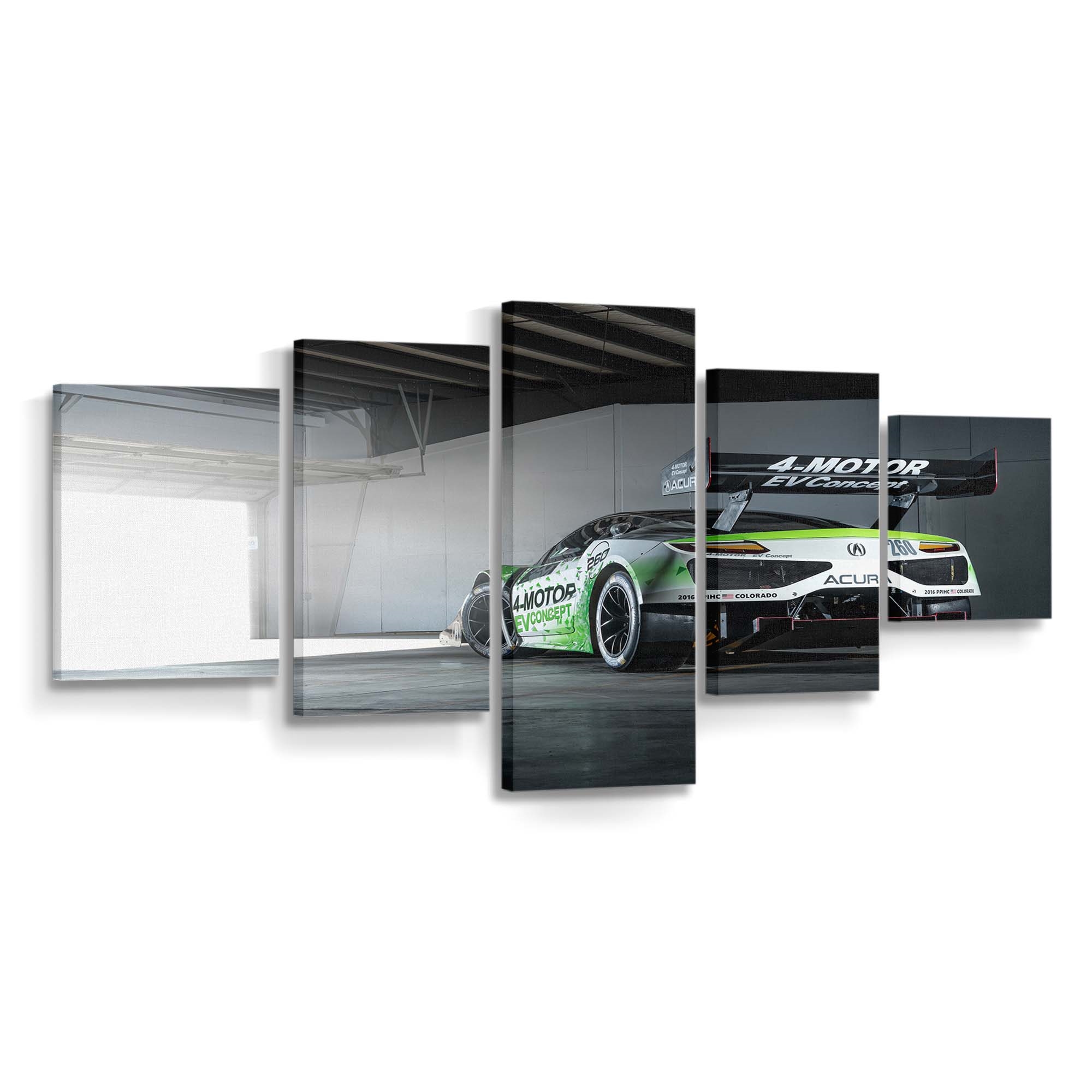 2019 Acura Nsx Pikes Peak Auto Leinwandbild – Vintage Wandkunst für Sammler