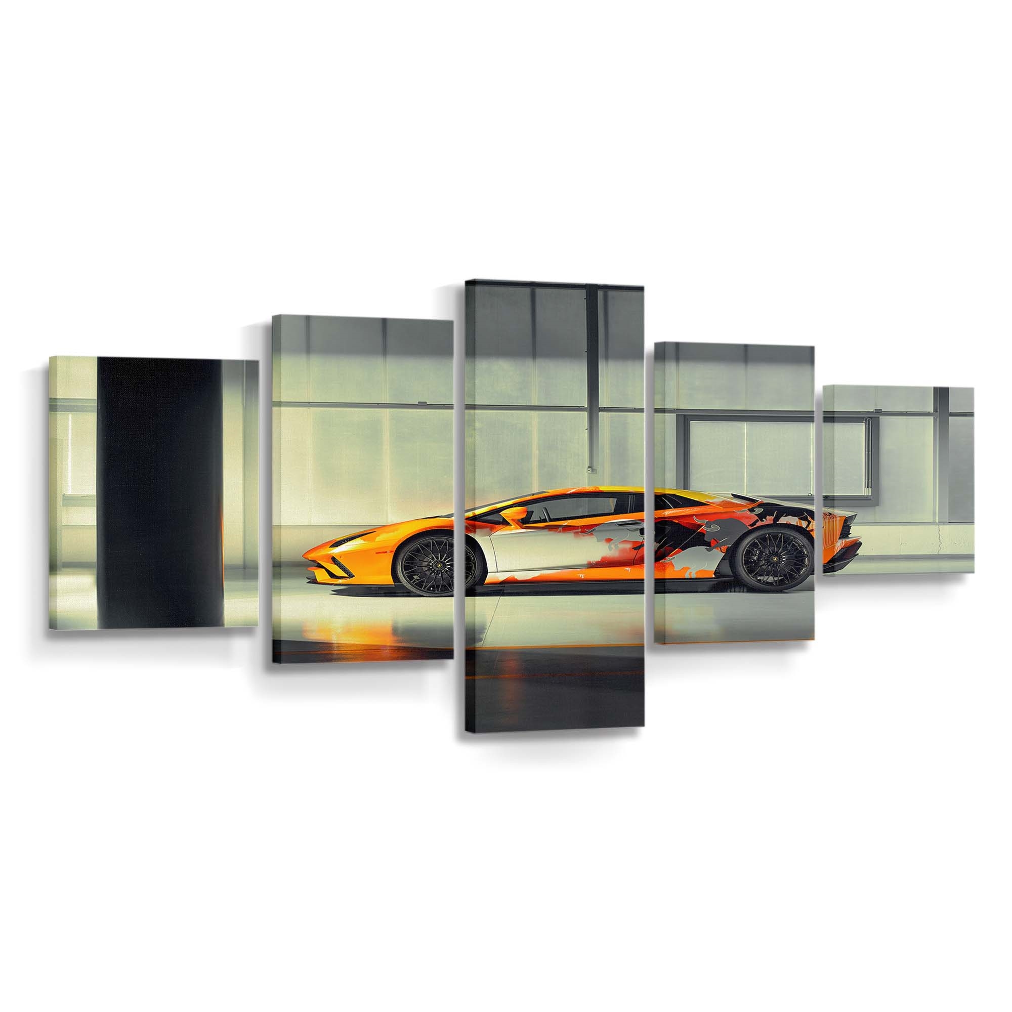 2019 Lamborghini Aventador S New Auto Leinwandbild – Vintage Wandkunst für Sammler