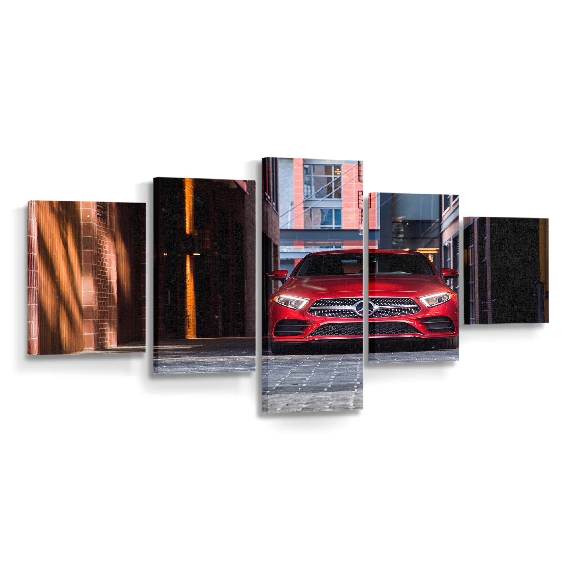 2019 Mercedes Benz Cls 450 Amg Line Auto Leinwandbild – Vintage Wandkunst für Sammler