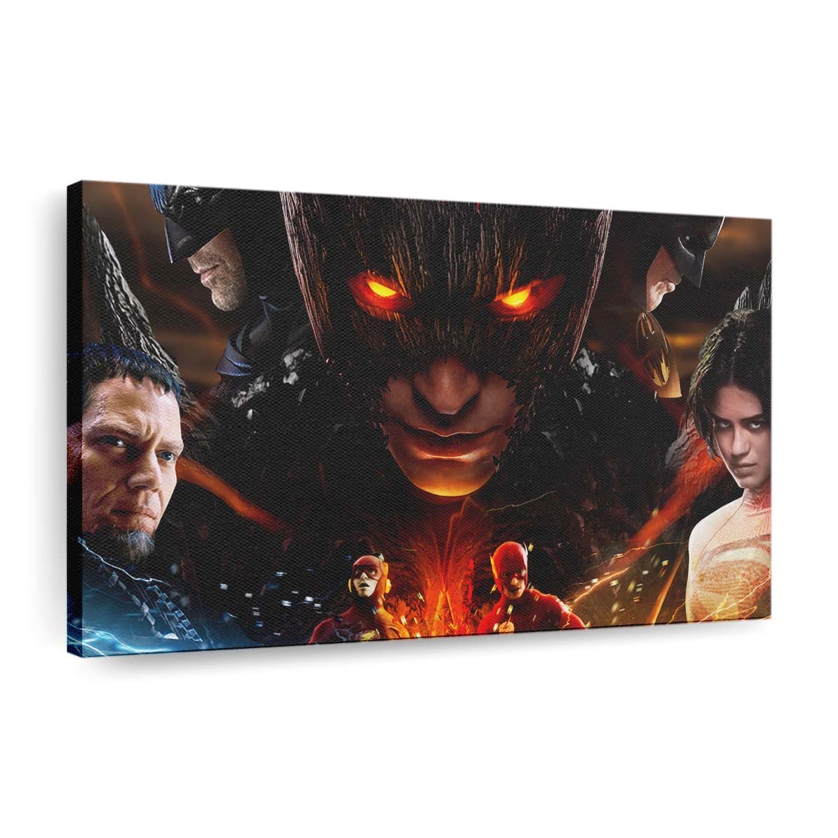 The Flash Movie Poster Arts Leinwandbild – DC Comics Wandbild für Fans