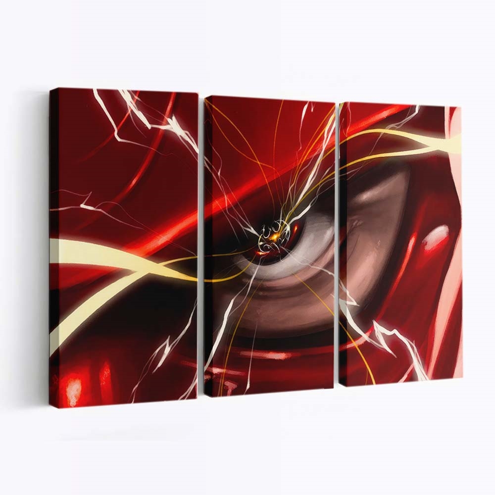 The Flash Artwork Leinwandbild – DC Comics Wandbild für Fans