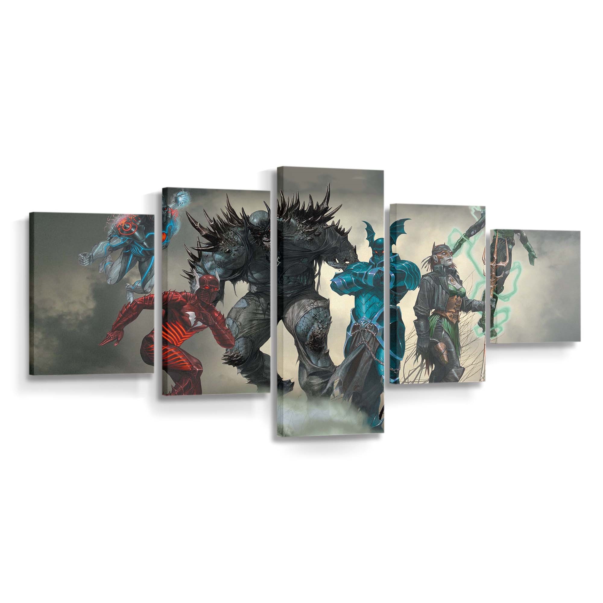 Flash Dark Nights Metal Leinwandbild – DC Comics Wandbild für Fans