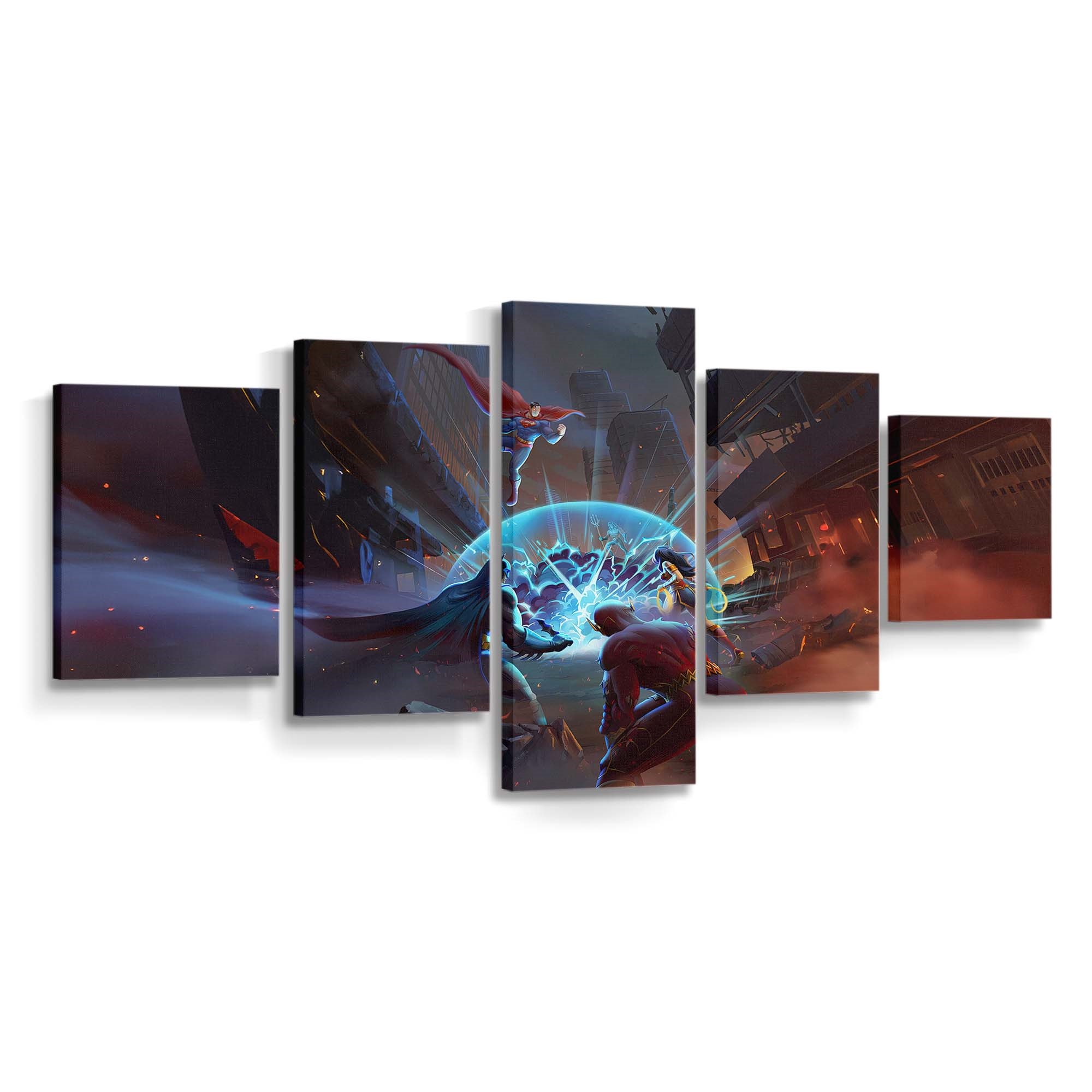 Flash Dc Heroes And Villains 2024 Leinwandbild – DC Comics Wandbild für Fans