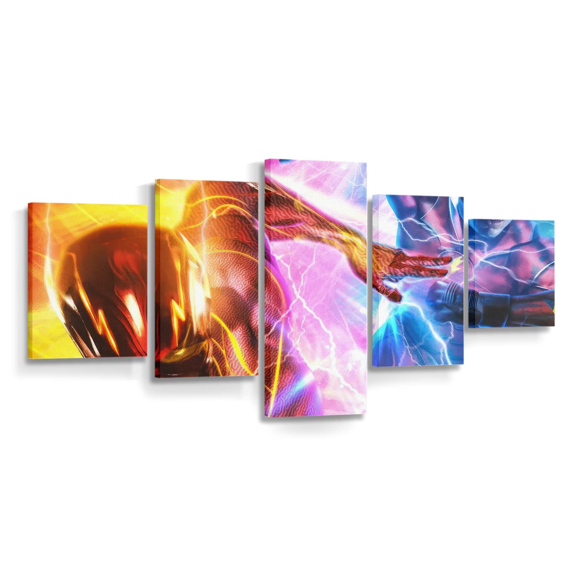 Flash Dctheflash Leinwandbild – DC Comics Wandbild für Fans