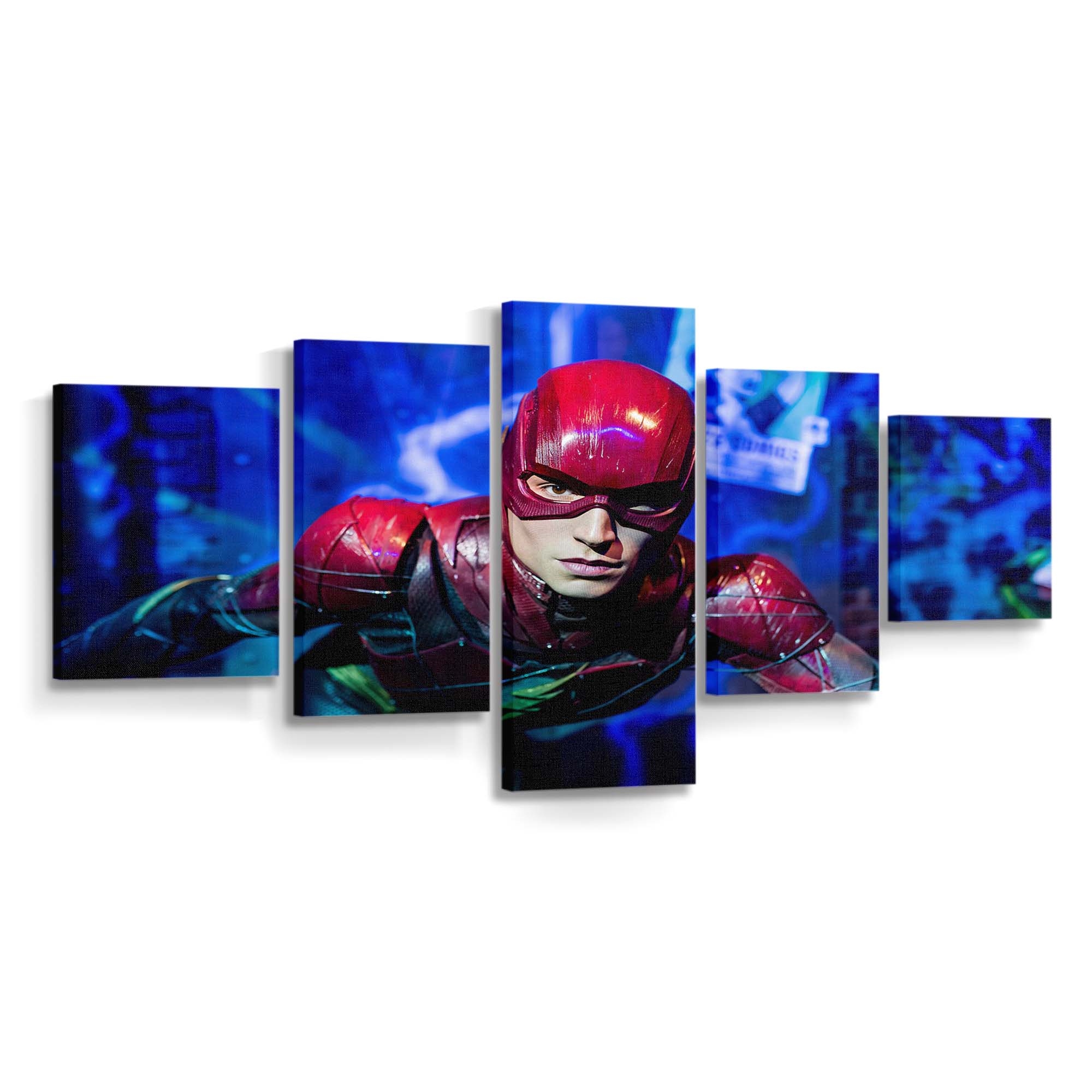 Ezra Miller As Flash Leinwandbild – DC Comics Wandbild für Fans