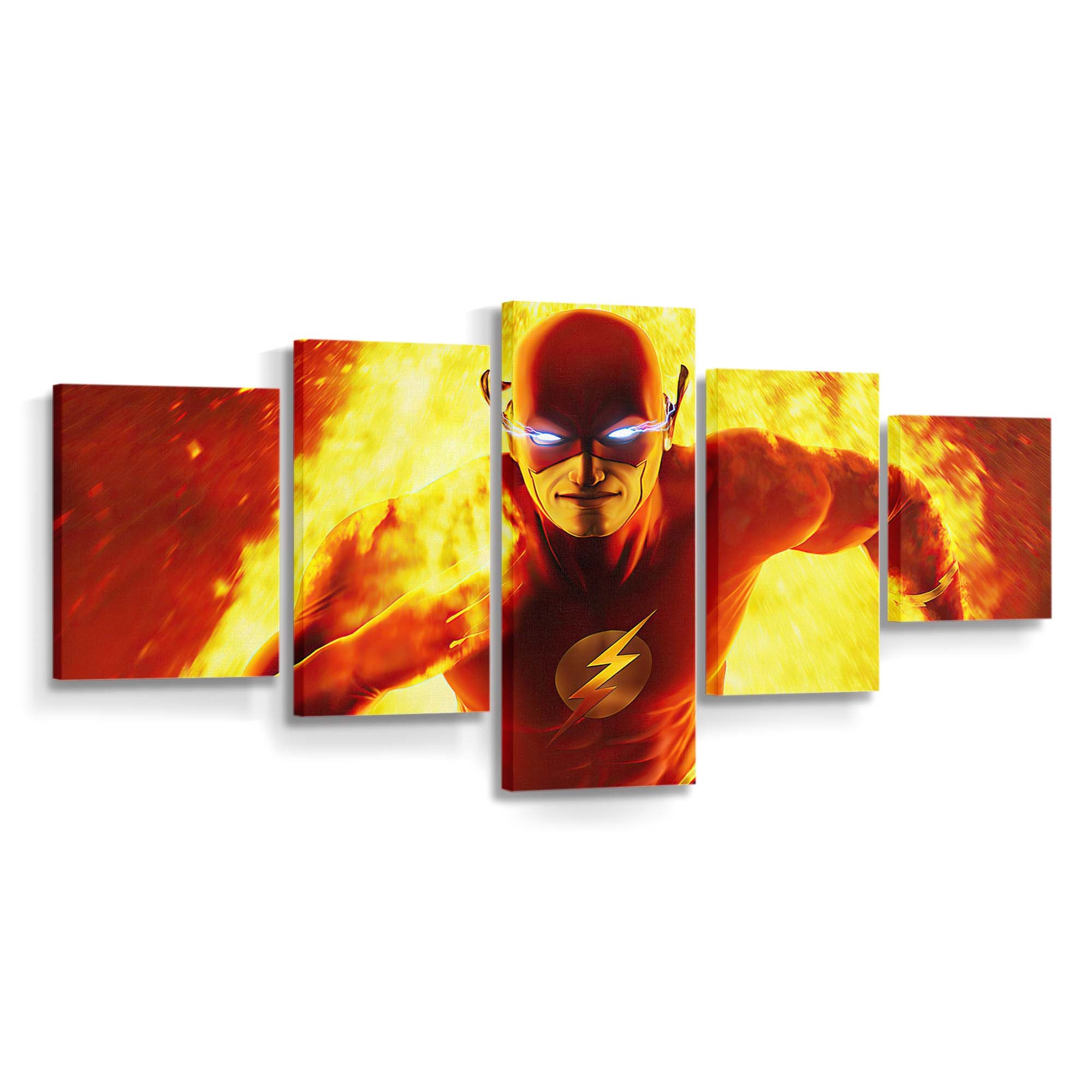 Flash 2020 Artwork Leinwandbild – DC Comics Wandbild für Fans