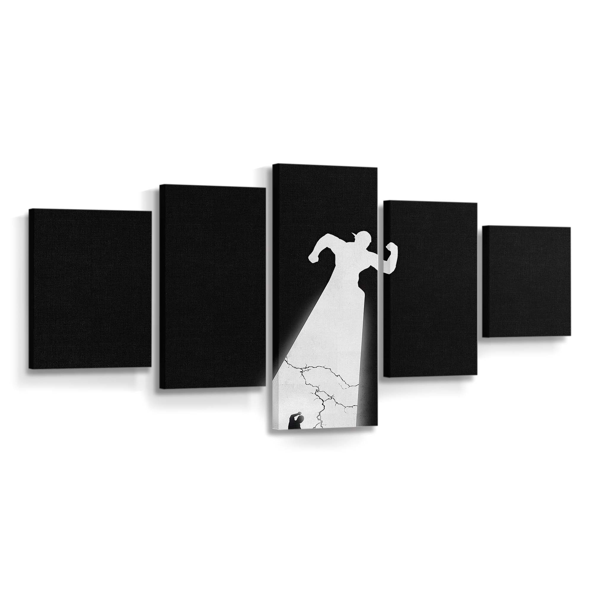 Flash 2020 Minimalism Leinwandbild – DC Comics Wandbild für Fans