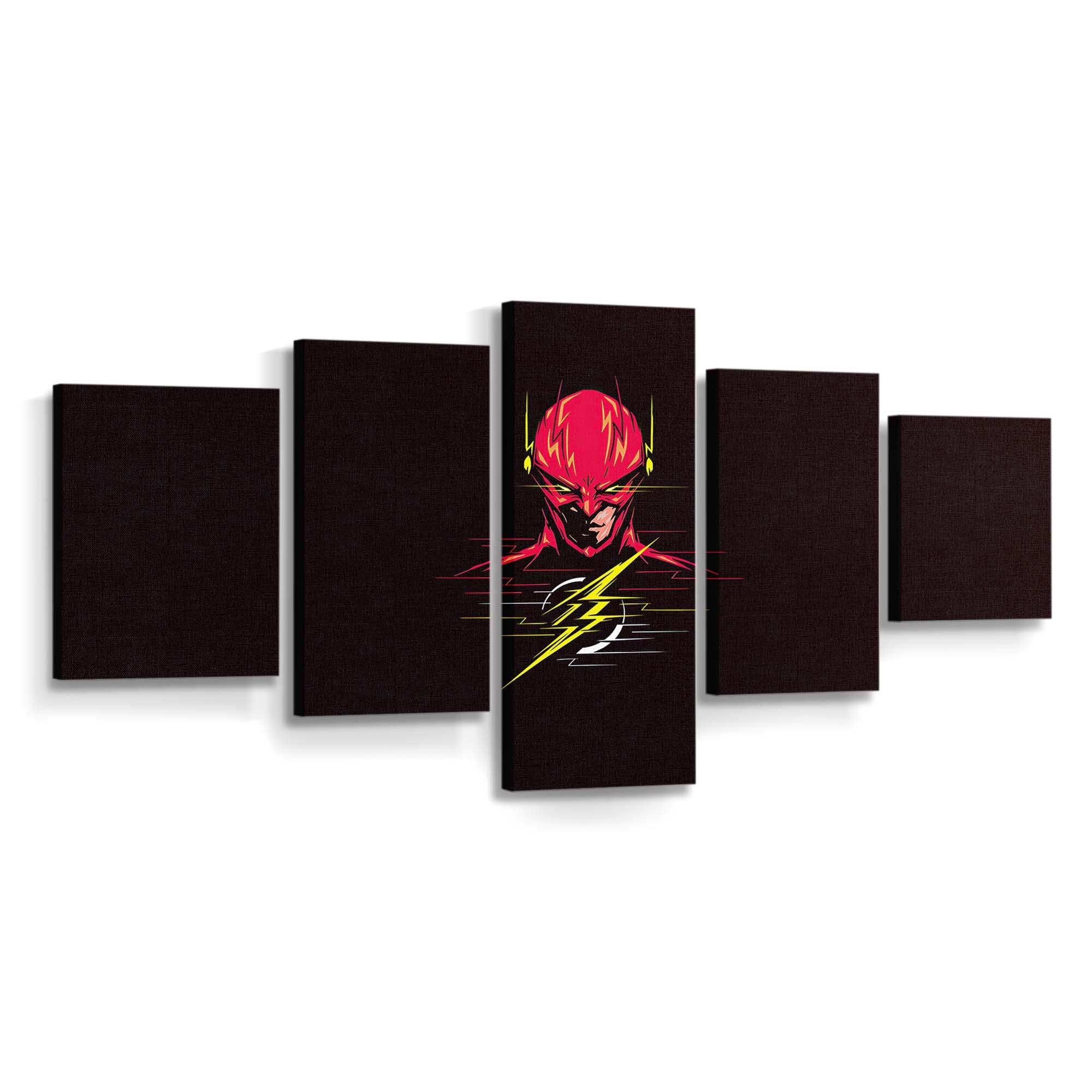 Flash Minimalism 2020 Leinwandbild – DC Comics Wandbild für Fans