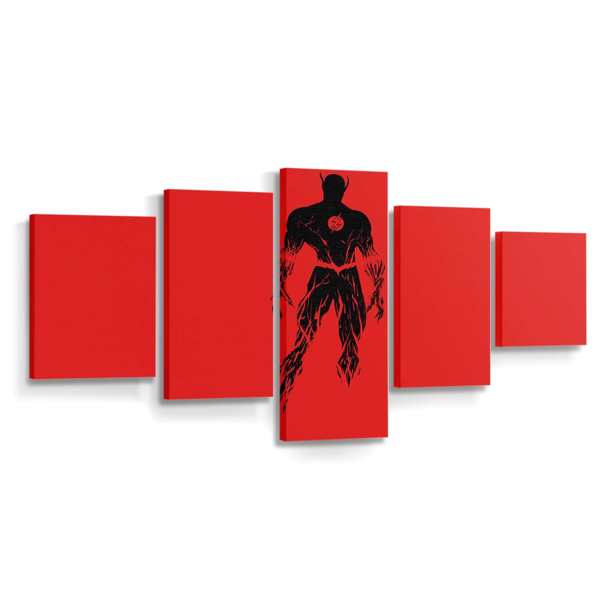 Flash Artwork Leinwandbild – DC Comics Wandbild für Fans