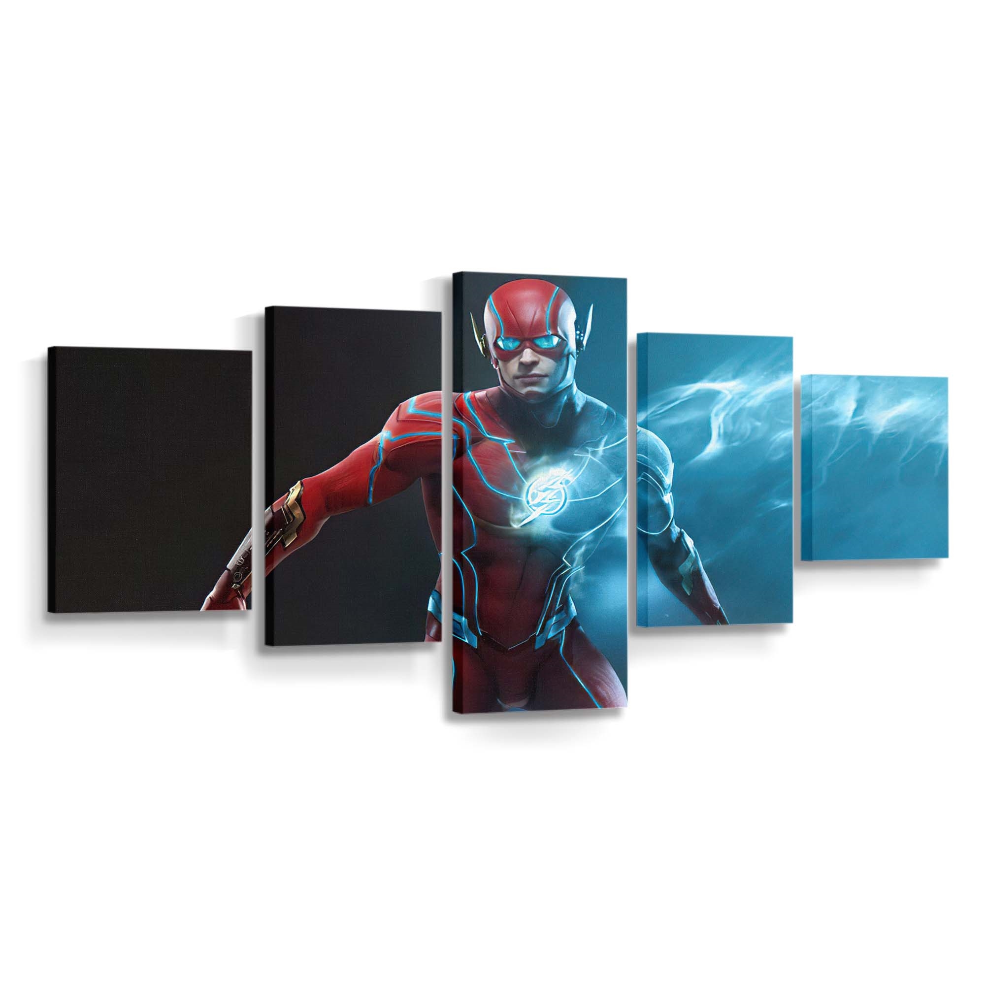 Flash Barry Allen 2022 Leinwandbild – DC Comics Wandbild für Fans