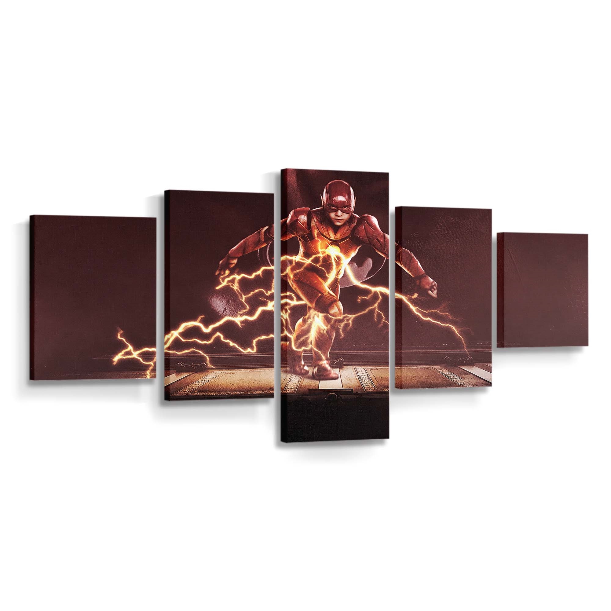 Flash Concept Poster Leinwandbild – DC Comics Wandbild für Fans