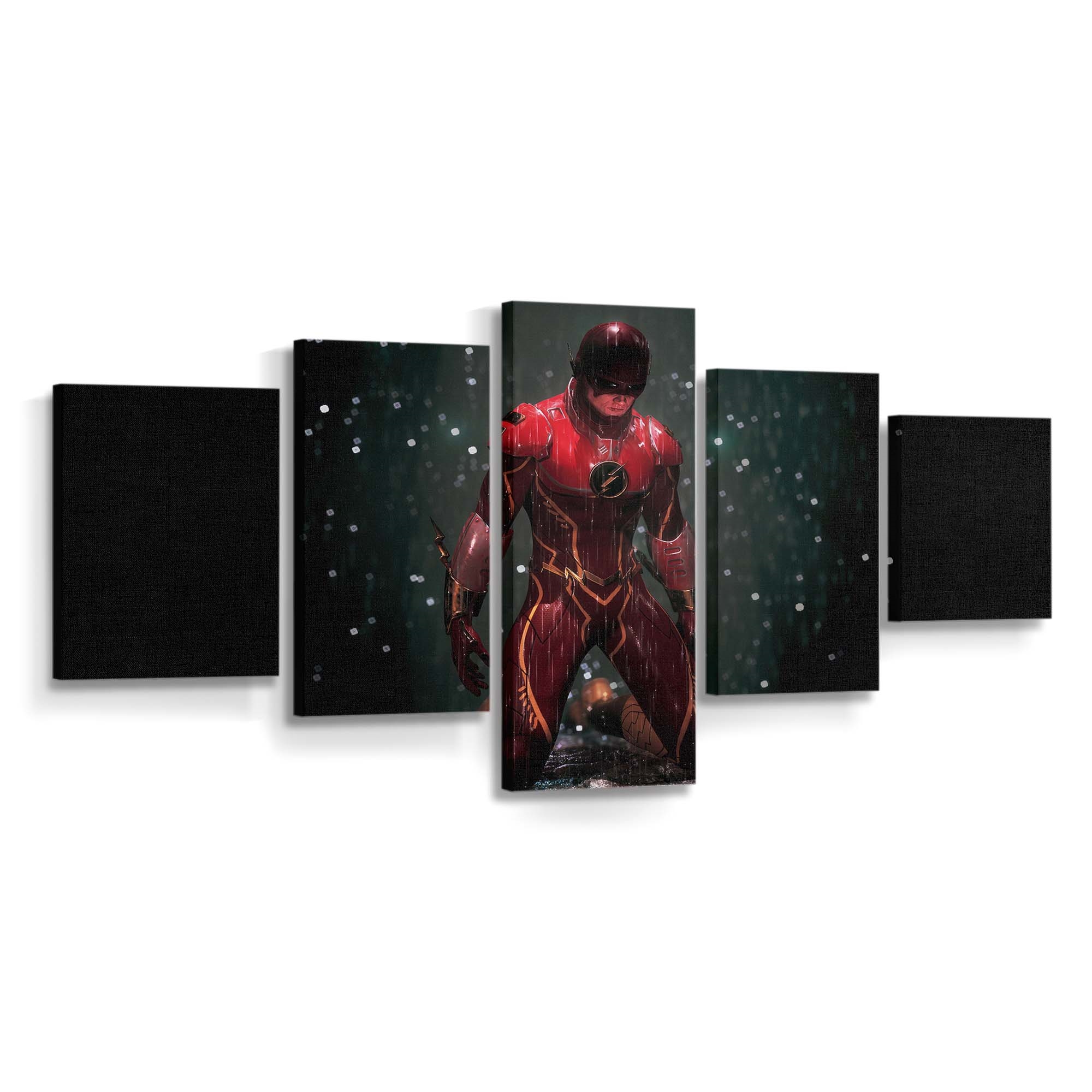 Flash Down Leinwandbild – DC Comics Wandbild für Fans