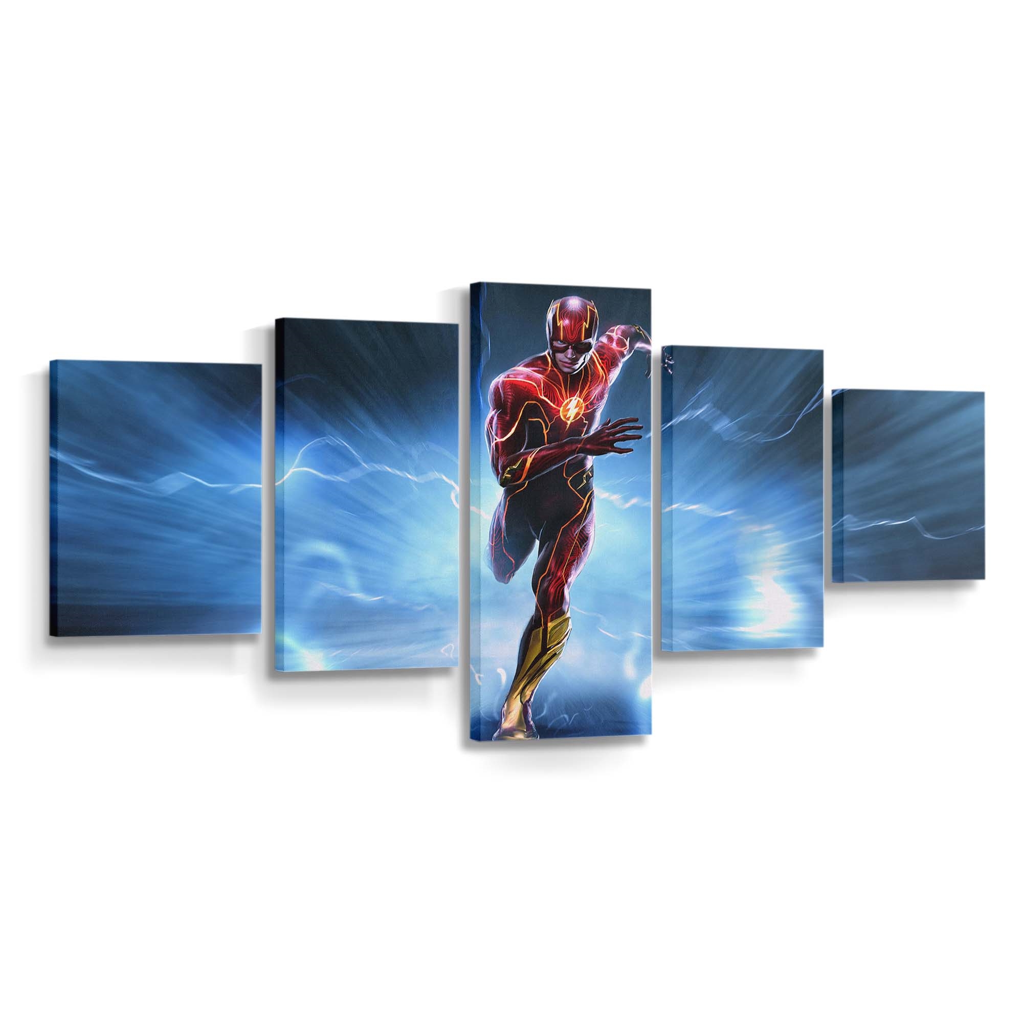 Flash Fast Run Leinwandbild – DC Comics Wandbild für Fans