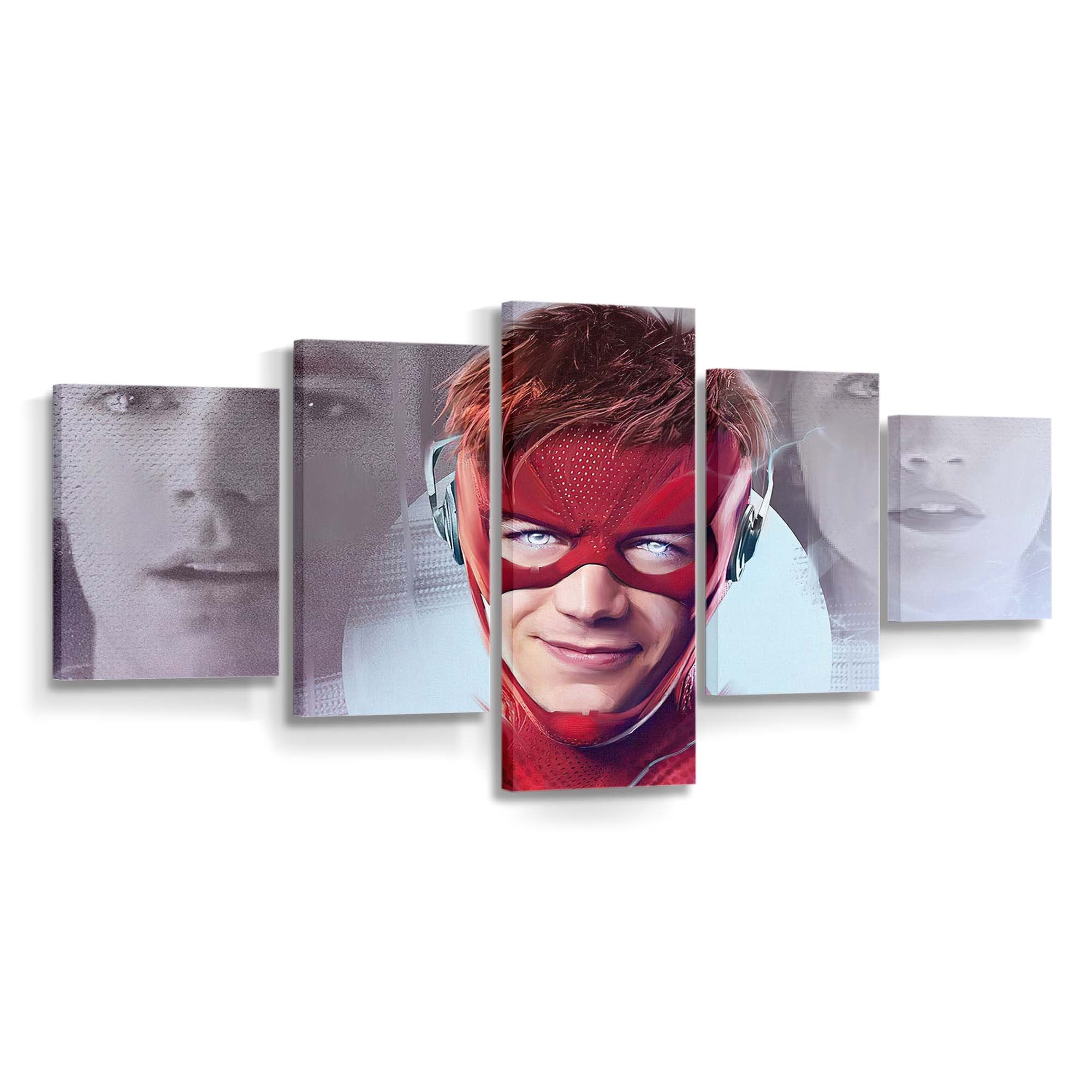 Flash Glowing Eyes Leinwandbild – DC Comics Wandbild für Fans