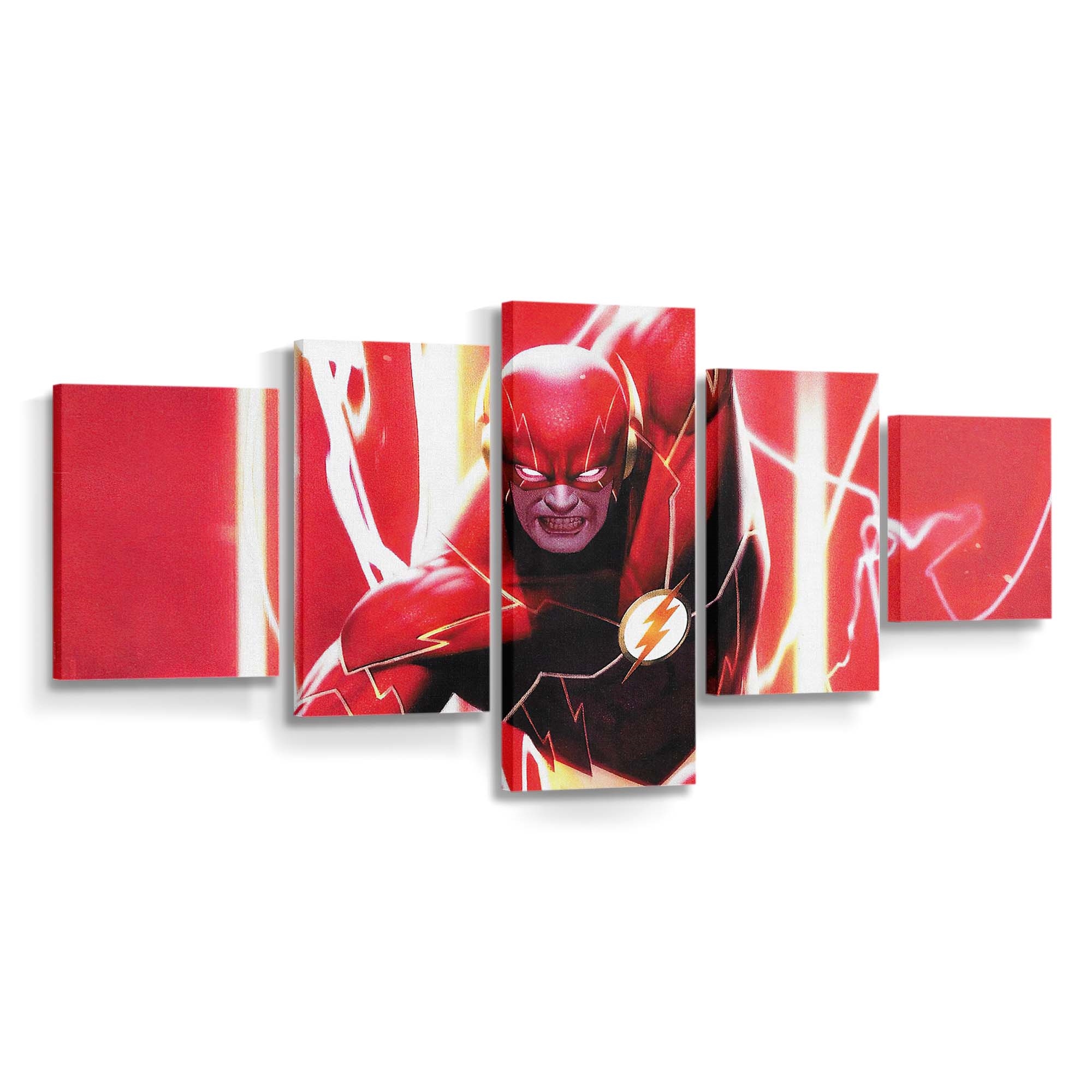 Flash Hero Leinwandbild – DC Comics Wandbild für Fans