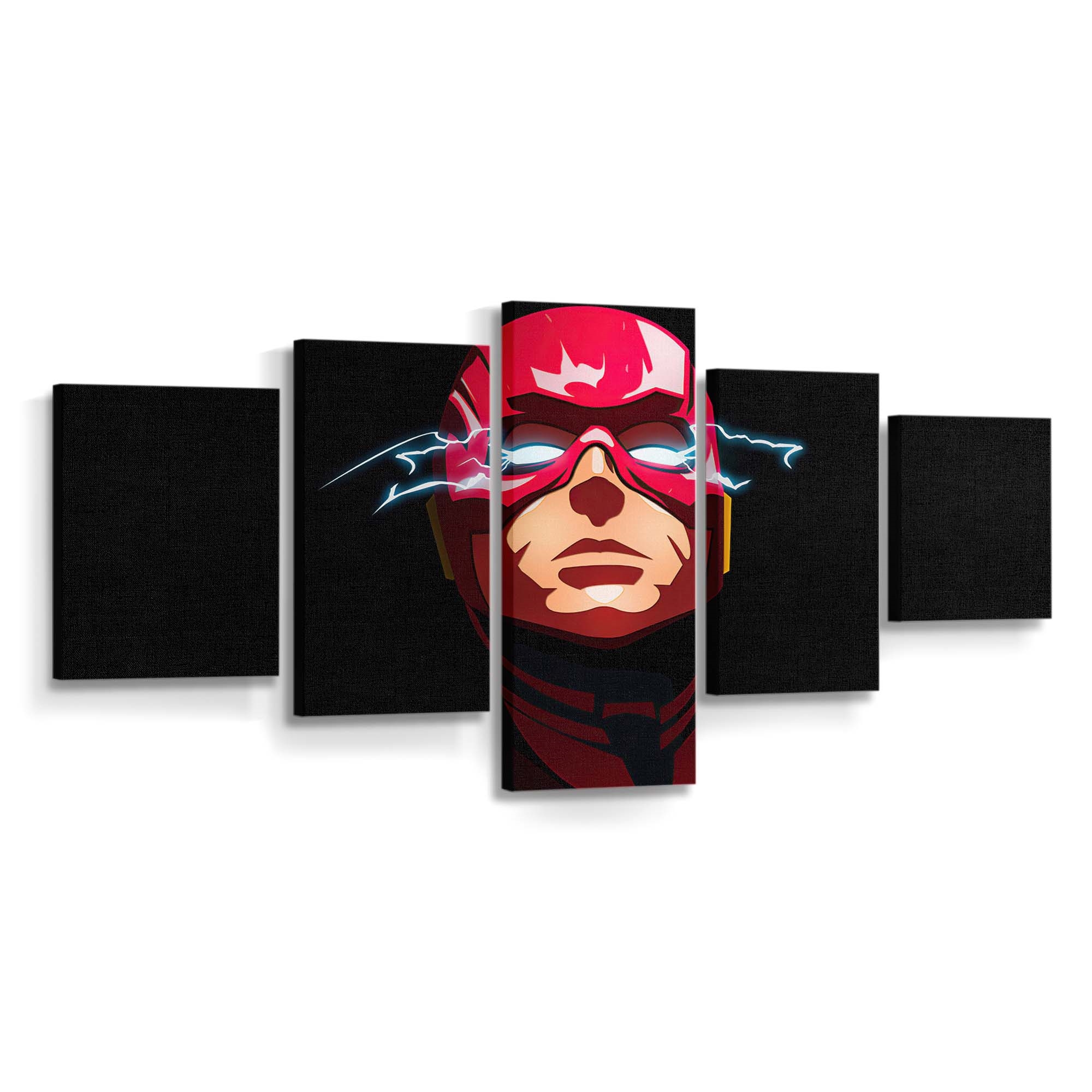 Flash Illustrator Leinwandbild – DC Comics Wandbild für Fans
