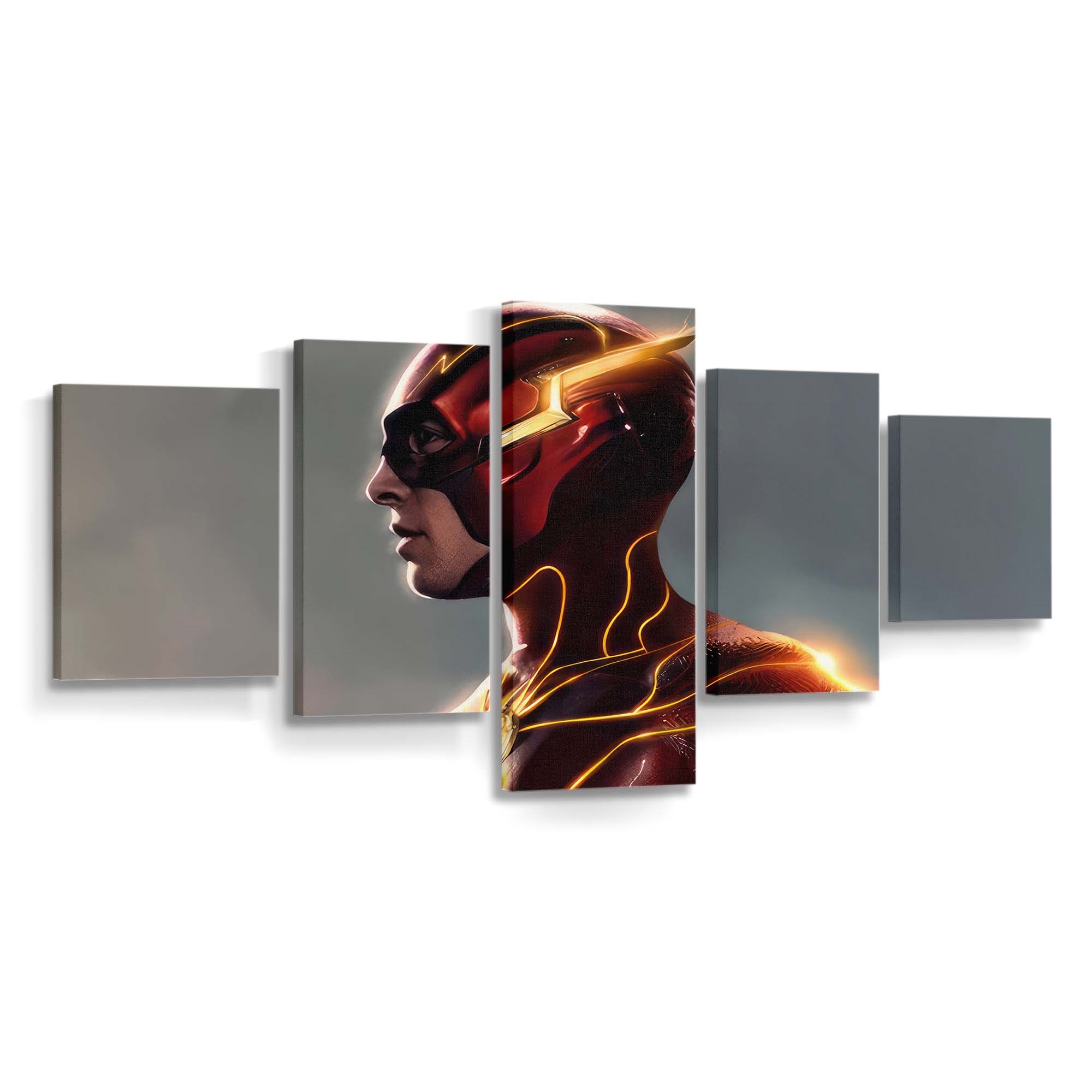 Flash In The Flash Movie Leinwandbild – DC Comics Wandbild für Fans