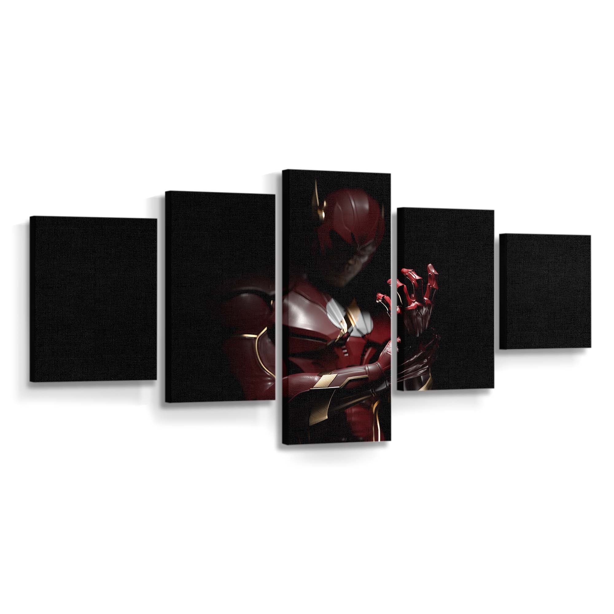 Flash Injustice 2 Leinwandbild – DC Comics Wandbild für Fans