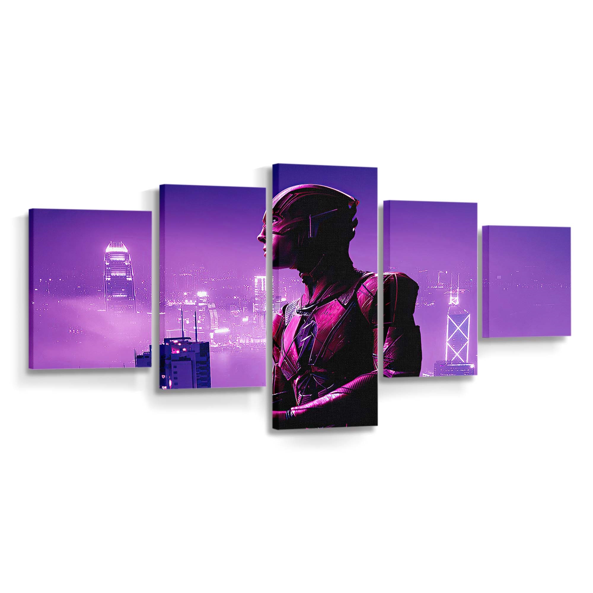 Flash Justice League 2020 Leinwandbild – DC Comics Wandbild für Fans