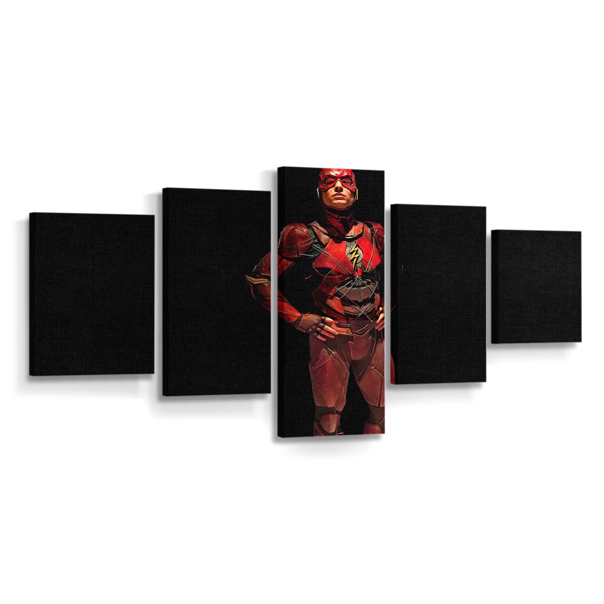 Flash Justice League Leinwandbild – DC Comics Wandbild für Fans