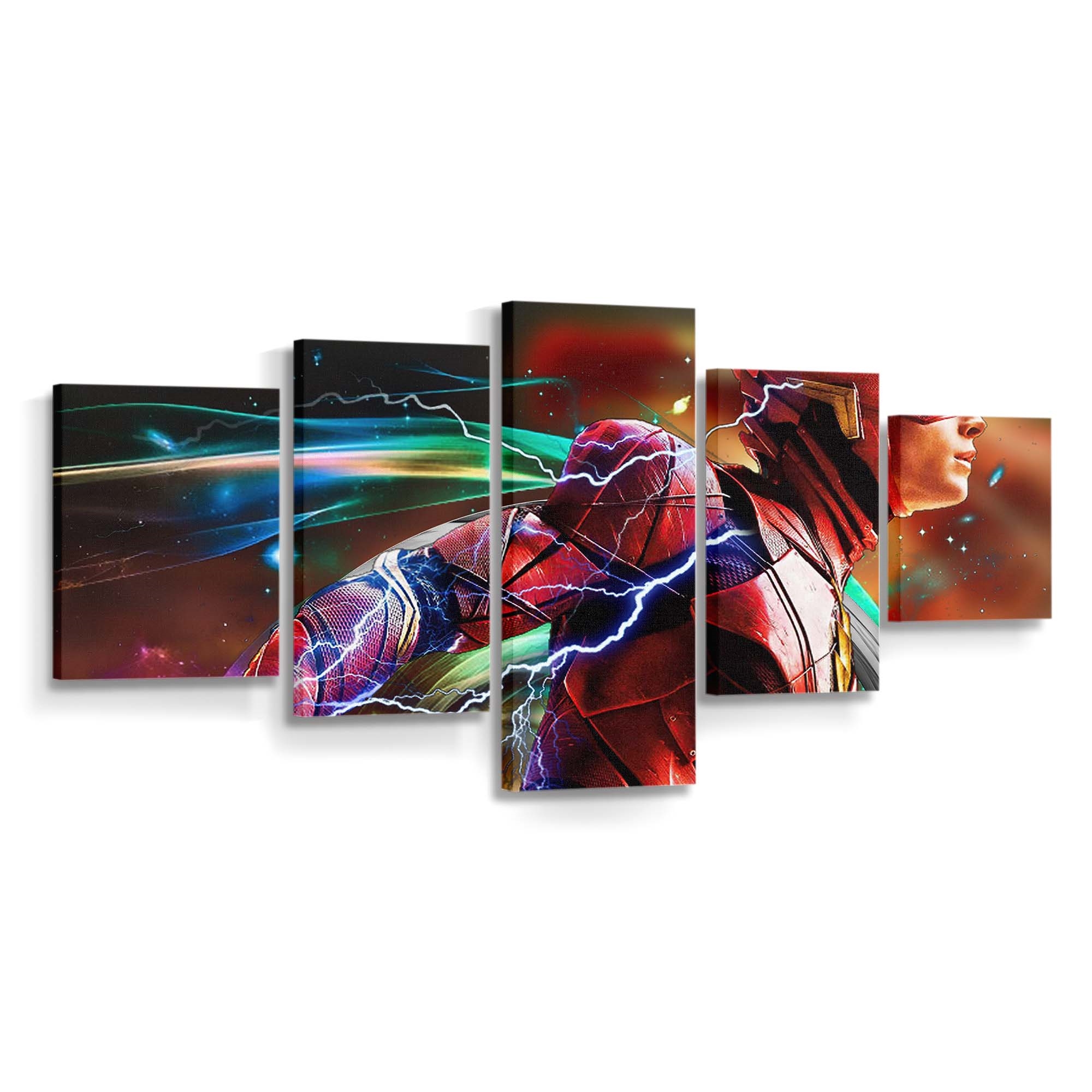 Flash Justice League Fanmade Leinwandbild – DC Comics Wandbild für Fans