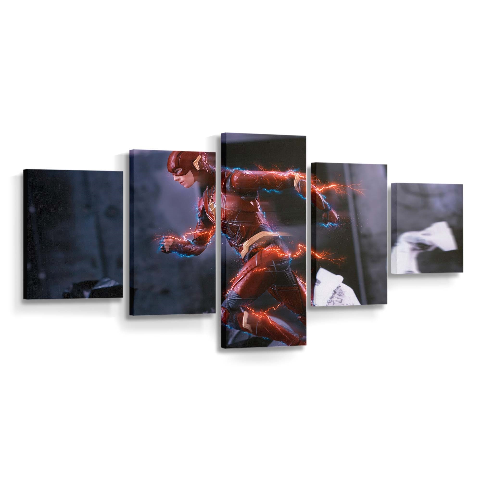 Flash Run Leinwandbild – DC Comics Wandbild für Fans