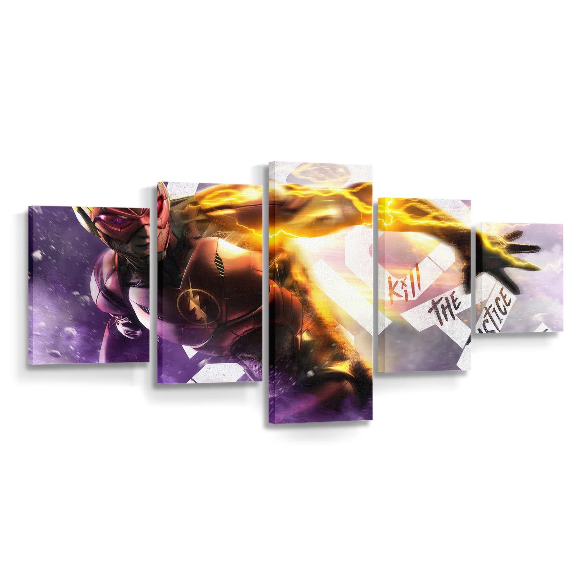 Flash Suicide Squad Kill The Justice League Leinwandbild – DC Comics Wandbild für Fans